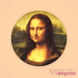 Mona Lisa mintás 25 mm üveglencse